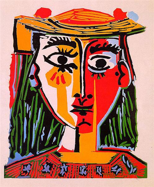 Pablo Picasso Oil Paintings Woman With Hat Femme Au Chapeau